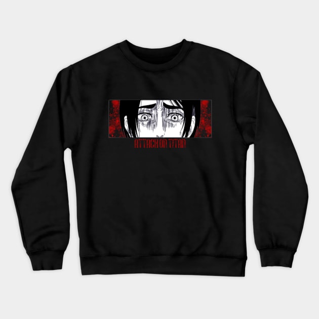 Eren Jaeger - AOT Crewneck Sweatshirt by Thrillercat